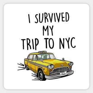 I survived my trip to nyc Sticker